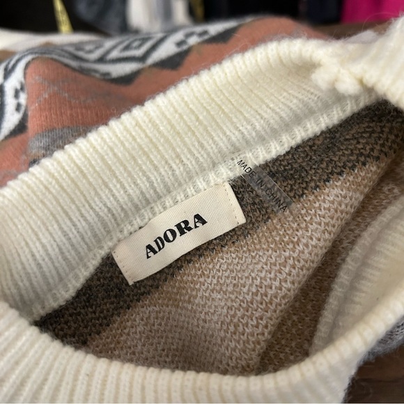 ADORA Multicolor Patterned Sweater S - Picture 5 of 11